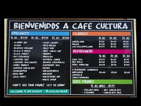 Cafe Cultura, Boardman .